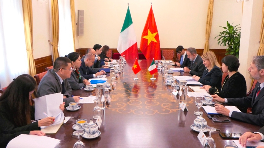 Tham vấn chính trị Việt Nam - Italy lần thứ 6