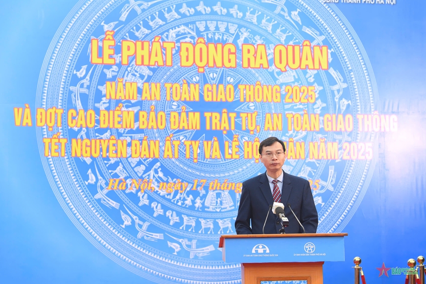 Ra quân Năm An toàn giao thông 2025: Hành trình an toàn, kiến tạo tương lai