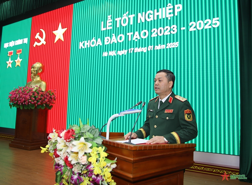 Học viện Chính trị: Trung tướng Nguyễn Văn Bạo chủ trì Lễ tốt nghiệp khóa đào tạo 2023-2025