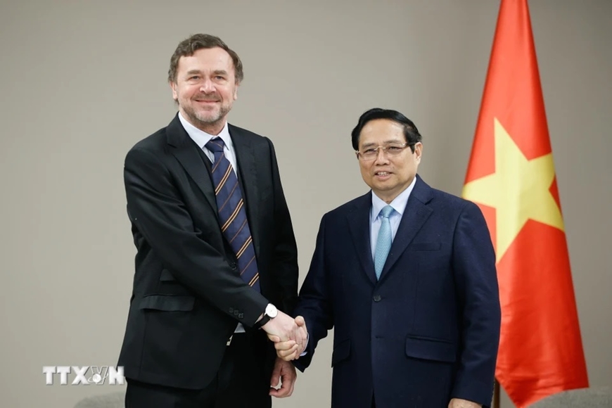 Thủ tướng Phạm Minh Chính làm việc với các tập đoàn hàng đầu của Cộng hòa Séc