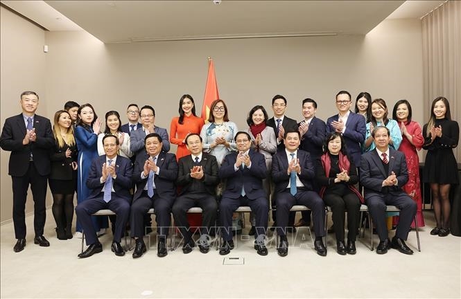 Thủ tướng Phạm Minh Chính làm việc với Mạng lưới đổi mới sáng tạo Việt Nam tại châu Âu