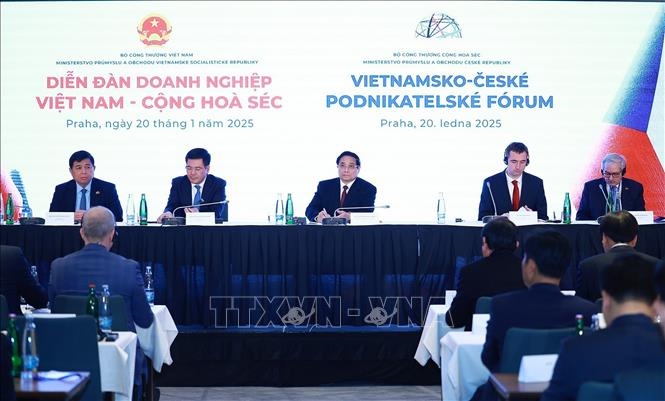 Thủ tướng Phạm Minh Chính dự Diễn đàn doanh nghiệp Việt Nam - Cộng hòa Séc