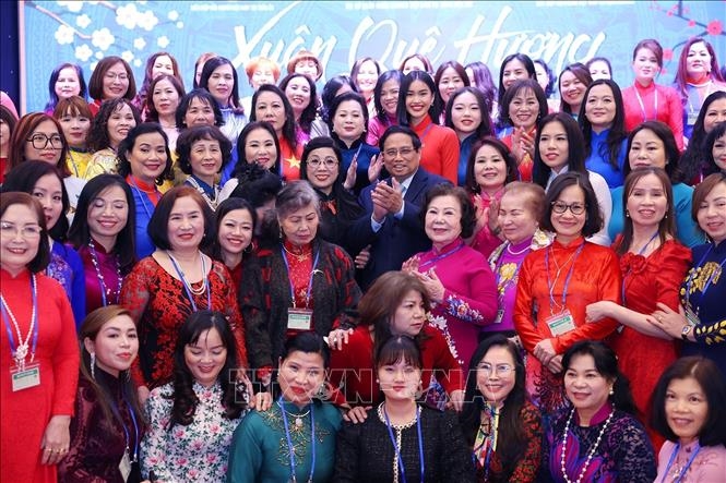 Thủ tướng Phạm Minh Chính và Phu nhân dự Chương trình Xuân Quê hương của cộng đồng người Việt tại Séc