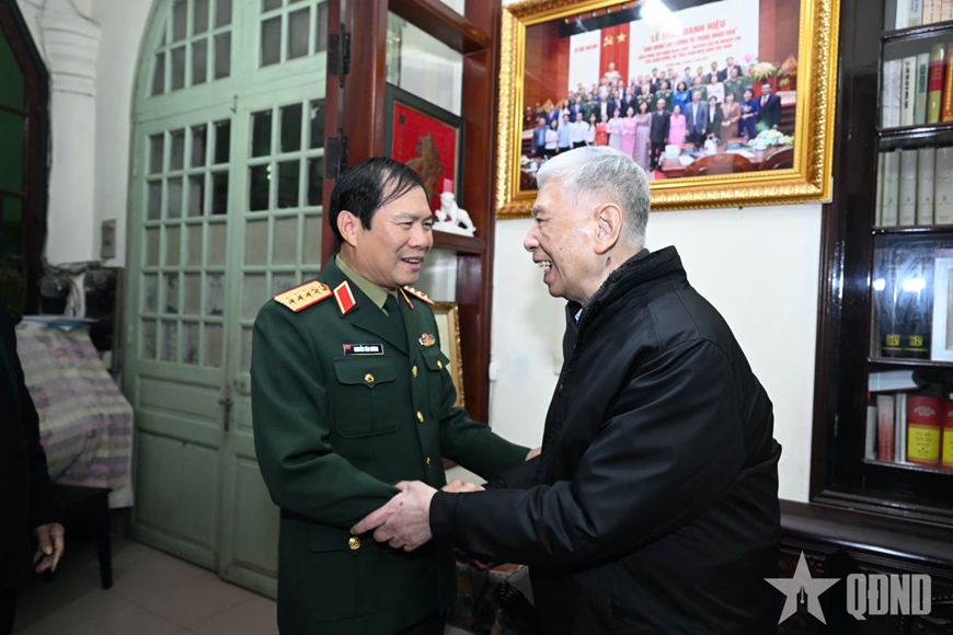 Đại tướng Nguyễn Tân Cương tri ân các đồng chí nguyên lãnh đạo Đảng, Nhà nước, Quân đội