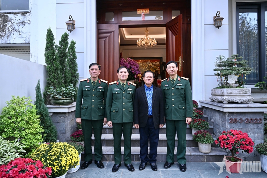 Đại tướng Nguyễn Tân Cương tri ân các đồng chí nguyên lãnh đạo Đảng, Nhà nước, Quân đội