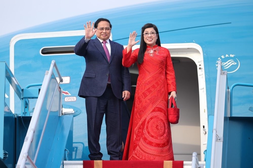 Thủ tướng Phạm Minh Chính tới Thụy Sĩ tham dự Hội nghị WEF Davos lần thứ 55