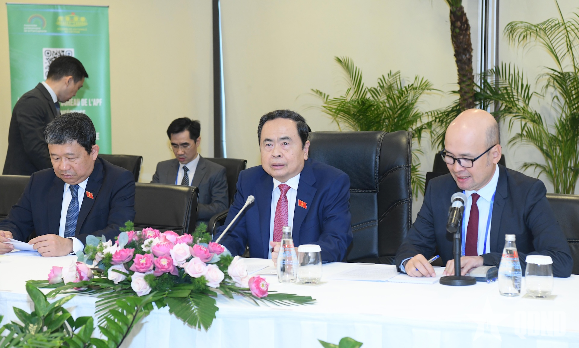 Chủ tịch Quốc hội Trần Thanh Mẫn tiếp Tổng giám đốc Tổ chức quốc tế Pháp ngữ Caroline St-Hilaire