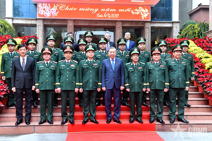 Tổng Bí thư Tô Lâm thăm, làm việc tại Bộ tư lệnh Bộ đội Biên phòng