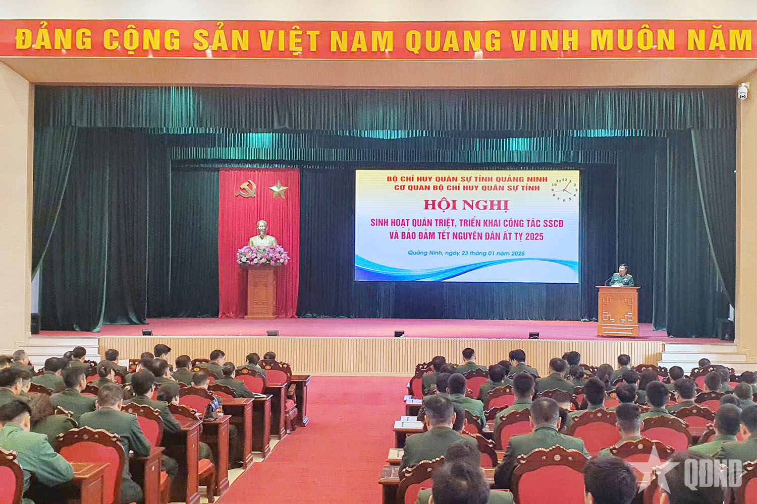 Bộ CHQS tỉnh Quảng Ninh: Triển khai công tác SSCĐ và bảo đảm Tết Nguyên đán Ất Tỵ 2025