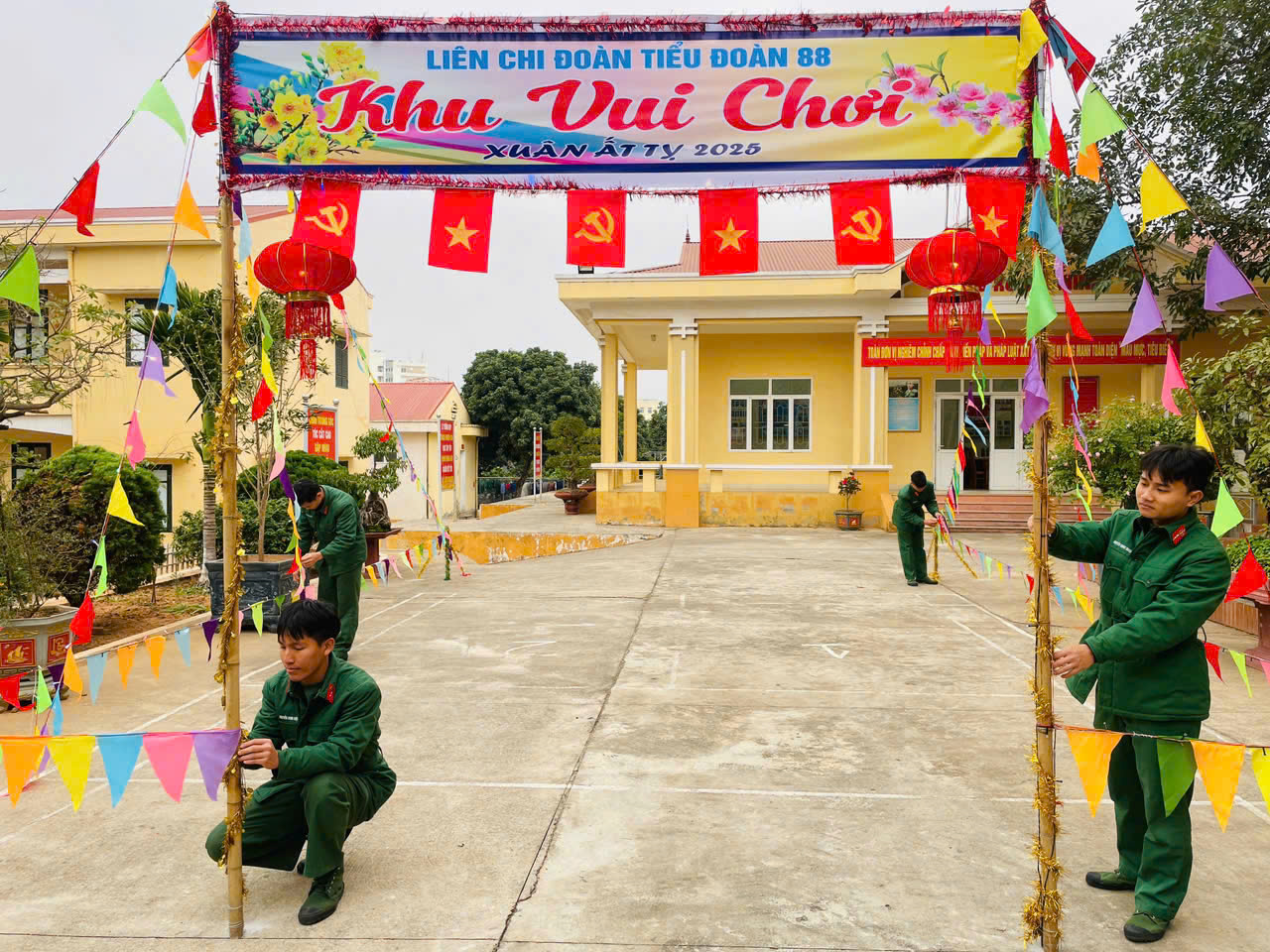 Ngập tràn sắc xuân tại Lữ đoàn 134, Binh chủng Thông tin liên lạc