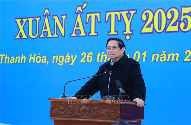 Thủ tướng Phạm Minh Chính: Thanh Hóa phấn đấu là cực tăng trưởng của cả nước