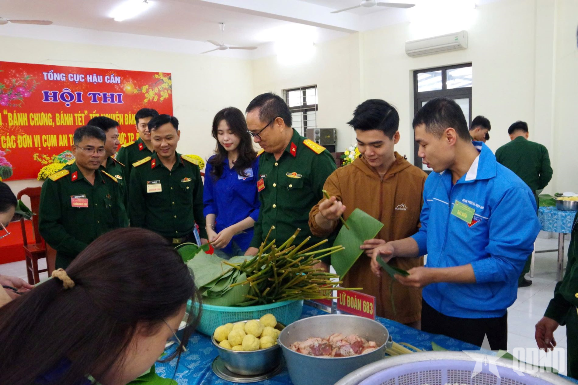 Tổng cục Hậu cần tổ chức hội thi gói “Bánh chưng, bánh tét”