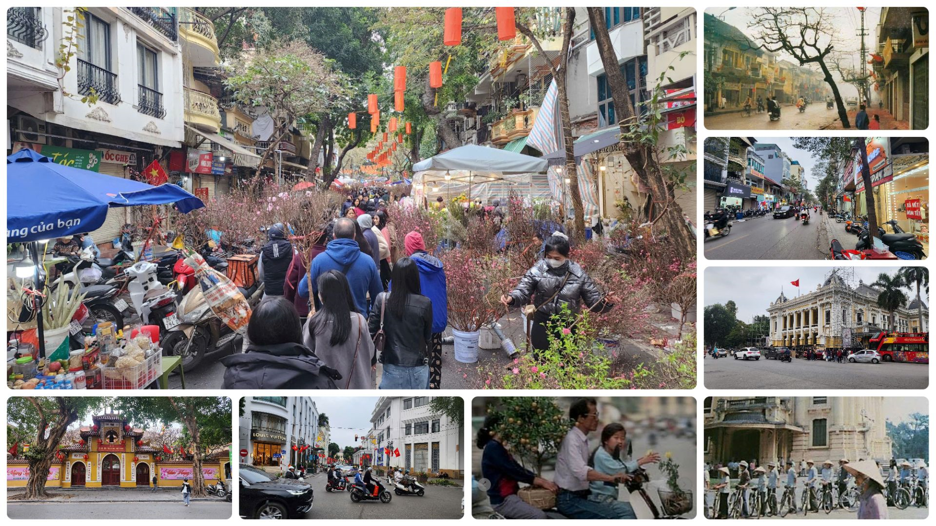 Hà Nội những ngày Tết xưa và nay