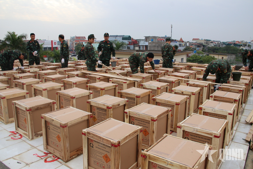 Huyện Tiền Hải (Thái Bình): Trận địa pháo hoa tầm thấp sẵn sàng “khai hỏa”