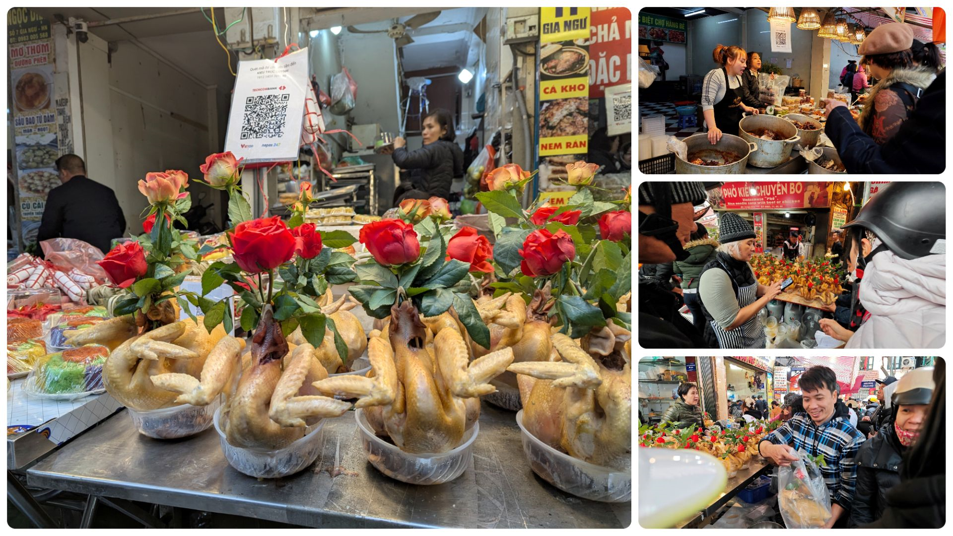 Không khí tấp nập tại “chợ nhà giàu