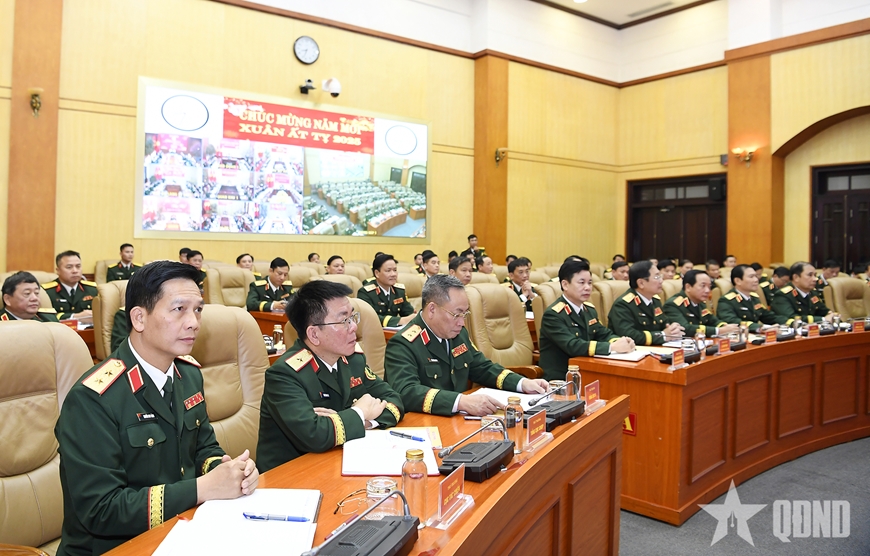 Đại tướng Phan Văn Giang chủ trì Giao ban Bộ Quốc phòng đầu Xuân Ất Tỵ 2025