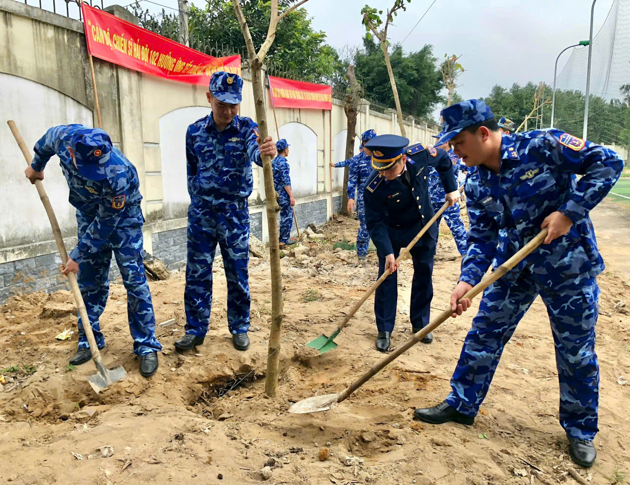 Hải đội 102 phát động Tết trồng cây