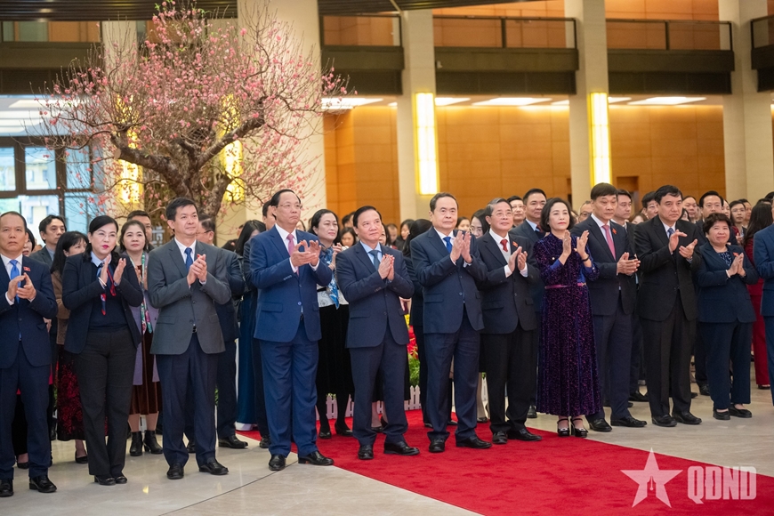 Chủ tịch Quốc hội Trần Thanh Mẫn: Chung sức, đồng lòng, phát huy tinh thần cống hiến cho công việc chung