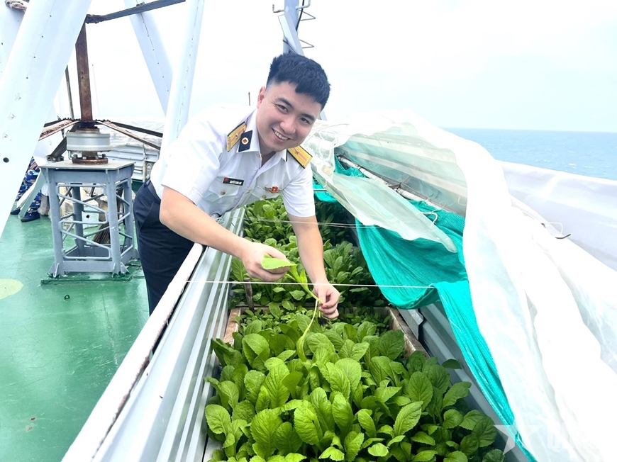 Khu vườn diệu kỳ của bộ đội nhà giàn