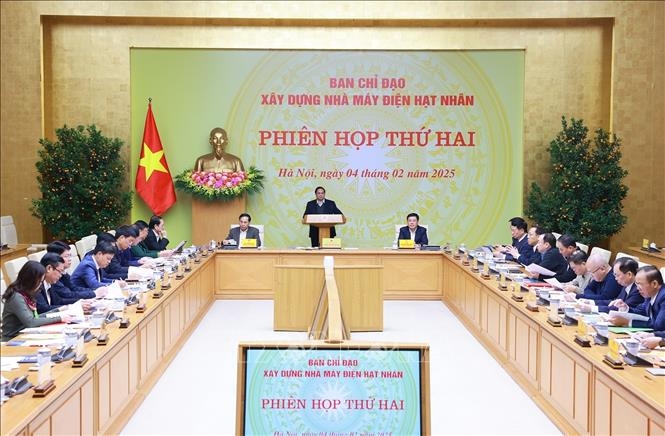 Thủ tướng Phạm Minh Chính chủ trì Phiên họp thứ hai Ban Chỉ đạo xây dựng nhà máy điện hạt nhân