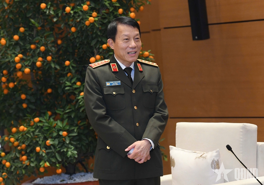 Chủ tịch Quốc hội Trần Thanh Mẫn làm việc với lãnh đạo Bộ Công an