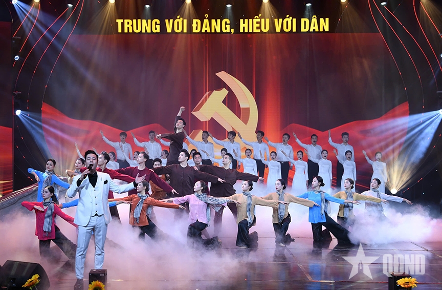 Chương trình nghệ thuật chính luận “Trung với Đảng, hiếu với dân”: Hào tráng khúc ca dâng Đảng