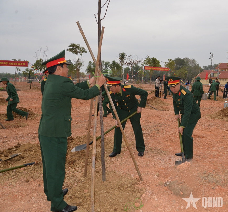 Quân đoàn 12 phát động “Tết trồng cây đời đời nhớ ơn Bác Hồ"