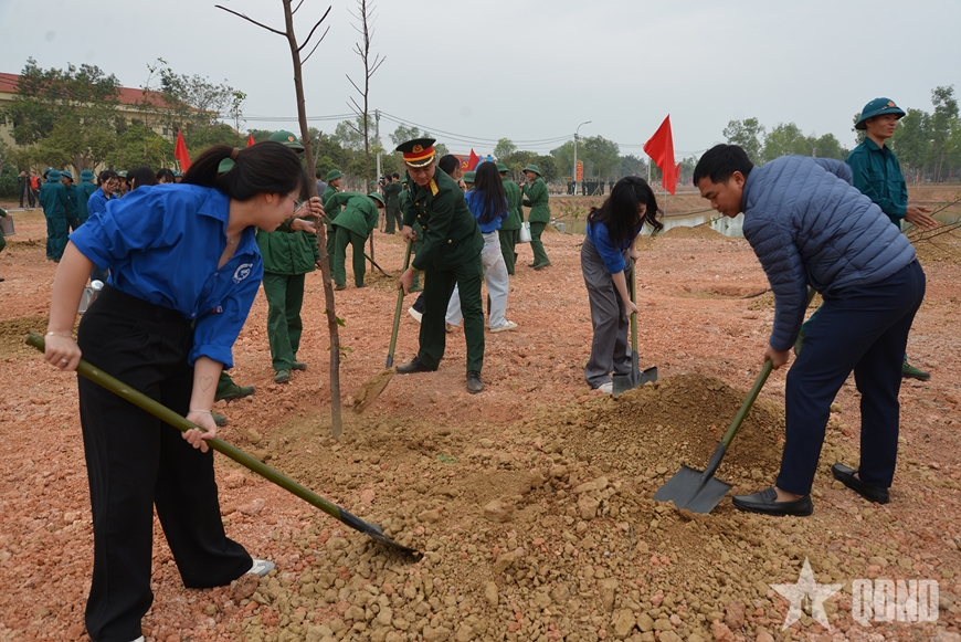 Quân đoàn 12 phát động “Tết trồng cây đời đời nhớ ơn Bác Hồ"