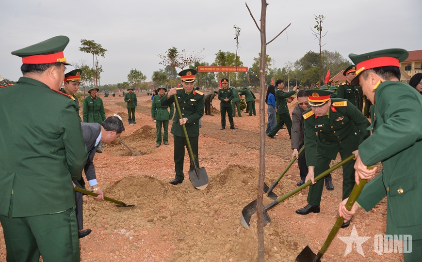 Quân đoàn 12 phát động “Tết trồng cây đời đời nhớ ơn Bác Hồ"