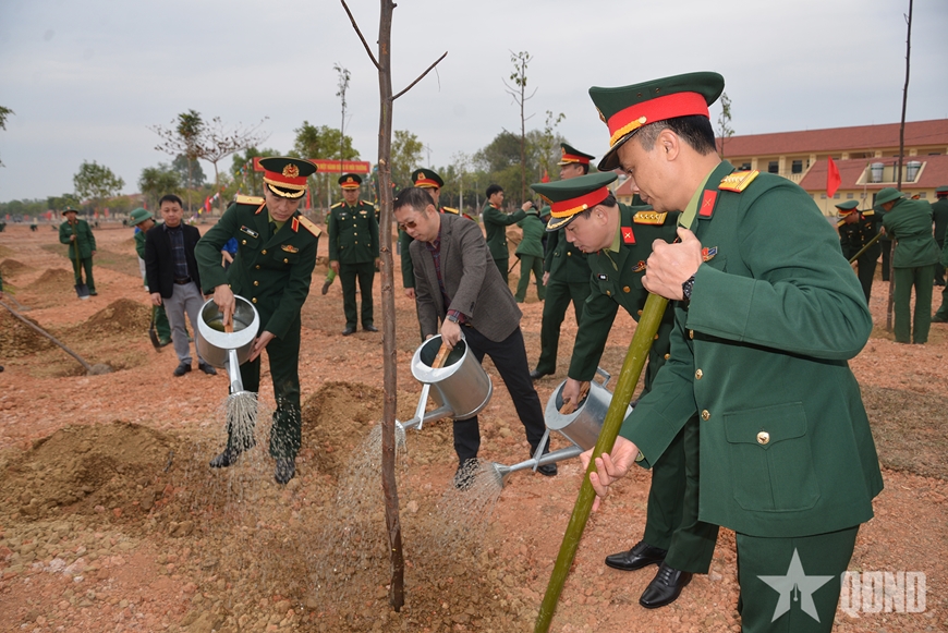 Quân đoàn 12 phát động “Tết trồng cây đời đời nhớ ơn Bác Hồ"