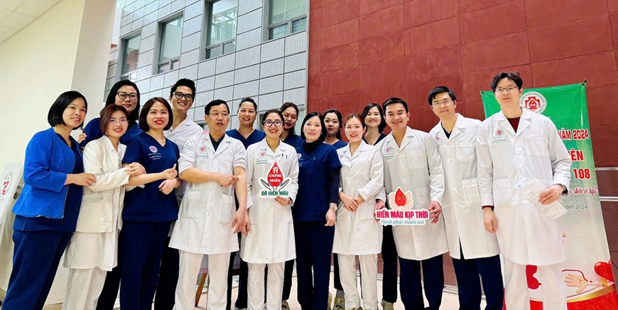Bệnh viện Trung ương Quân đội 108 phát động phong trào “Hiến máu nhân đạo cứu chữa đồng đội và nhân dân”