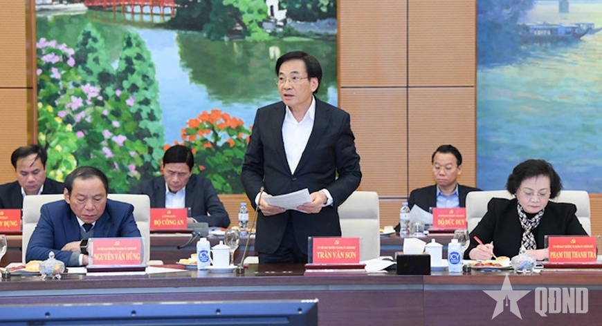 Hội nghị Ban Thường vụ Đảng ủy Quốc hội và Ban Thường vụ Đảng ủy Chính phủ