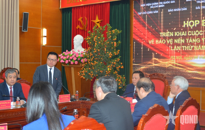 Họp báo triển khai Cuộc thi chính luận về bảo vệ nền tảng tư tưởng của Đảng năm 2025