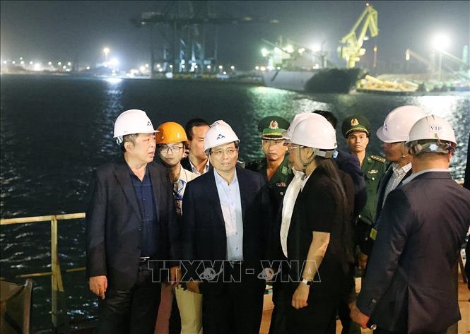 Thủ tướng Phạm Minh Chính thăm Khu liên hợp gang thép Hòa Phát Dung Quất