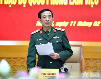 View - 	Hội nghị lãnh đạo Bộ Quốc phòng làm việc với Tổng cục Chính trị