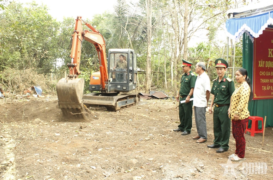 Bình Phước khởi công xây nhà “Tình nghĩa quân - dân” tặng thanh niên tình nguyện nhập ngũ 2025