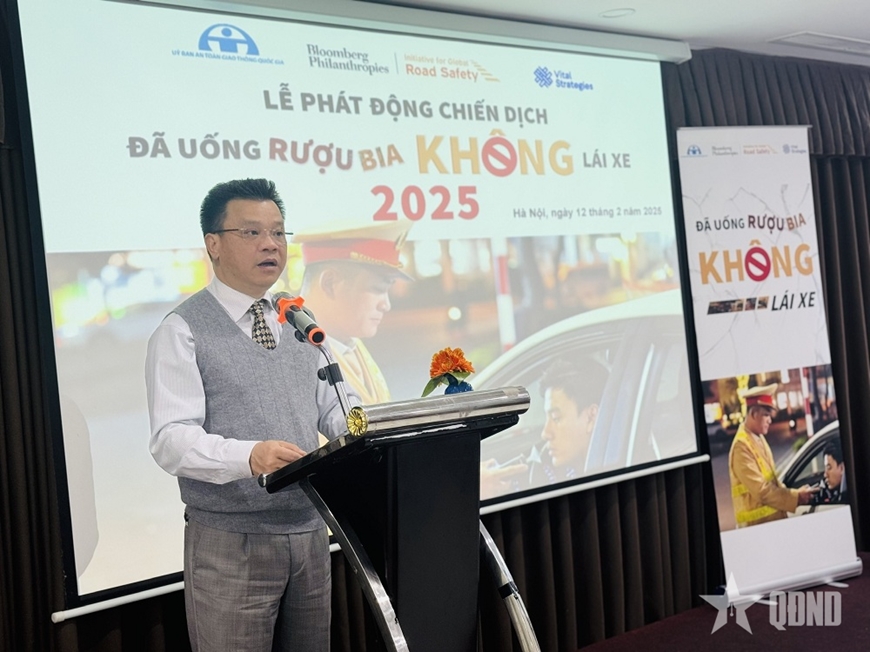 Phát động chiến dịch truyền thông “Đã uống rượu bia - không lái xe”