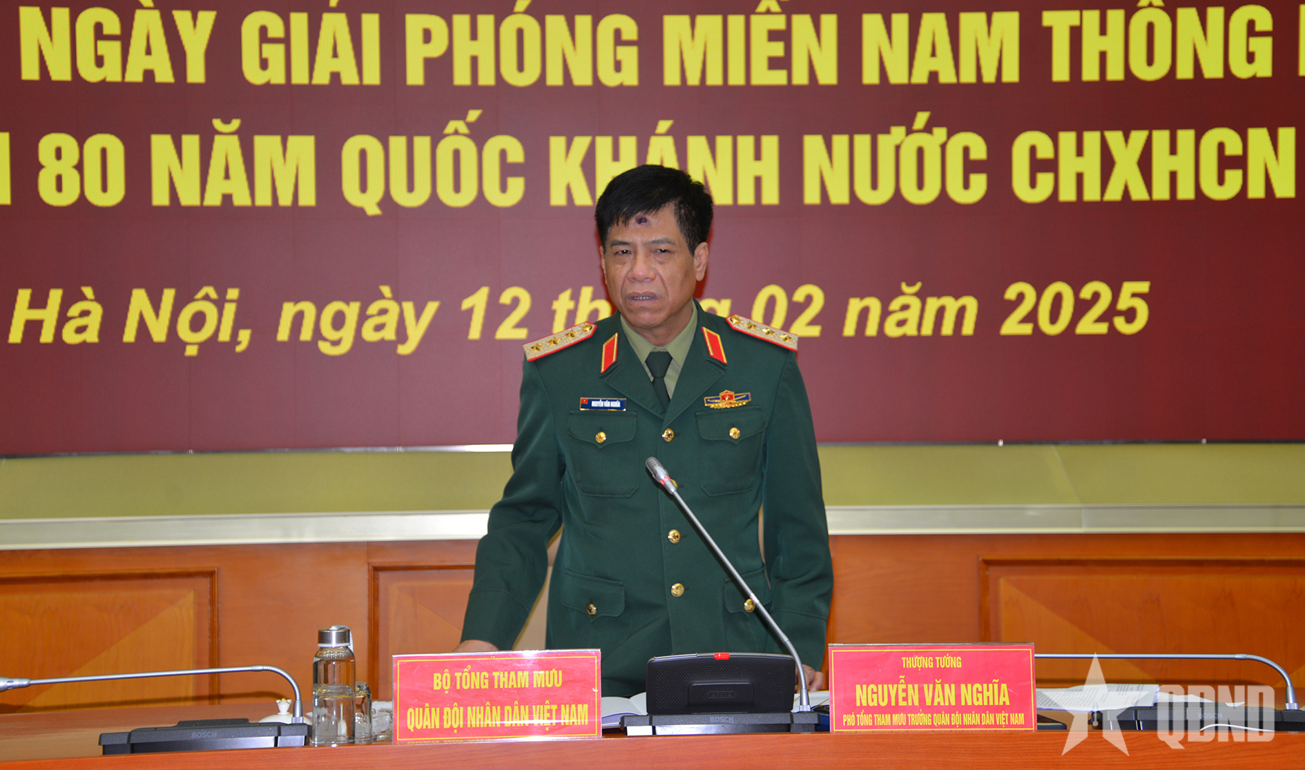 Thượng tướng Nguyễn Văn Nghĩa làm việc với các cơ quan, đơn vị về đề án diễu binh, diễu hành