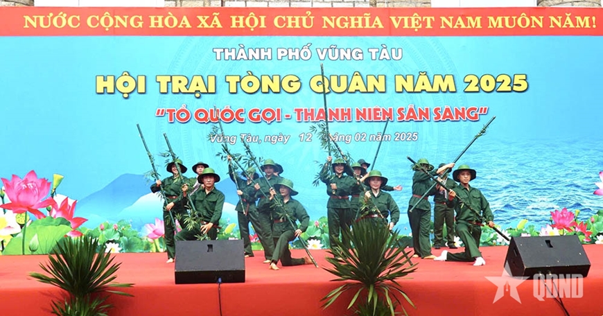 Hội trại tòng quân Bà Rịa - Vũng Tàu: “Tổ quốc gọi, thanh niên sẵn sàng”