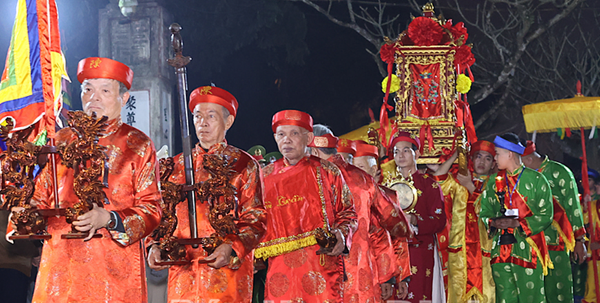 Trang nghiêm Lễ khai ấn Đền Trần (Nam Định)