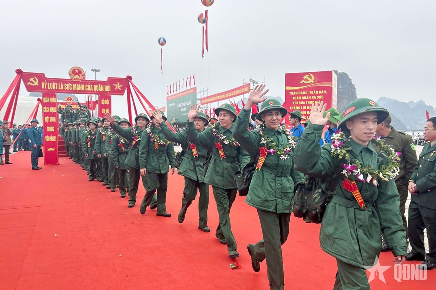 52 tỉnh, thành phố tổ chức giao nhận quân năm 2025 (cập nhật liên tục...)