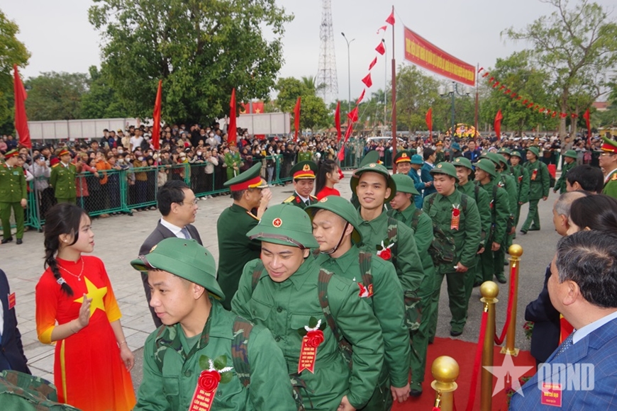 52 tỉnh, thành phố tổ chức giao nhận quân năm 2025 (cập nhật liên tục...)