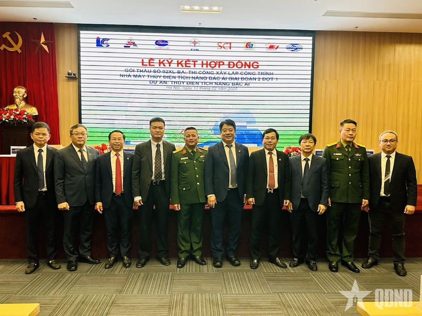 Ký kết hợp đồng gói thầu thi công xây lắp công trình Nhà máy Thủy điện tích năng Bác Ái
