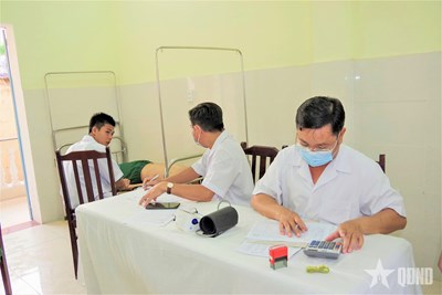 Lữ đoàn Pháo binh 6, Quân khu 9: Khám phúc tra sức khỏe chiến sĩ mới