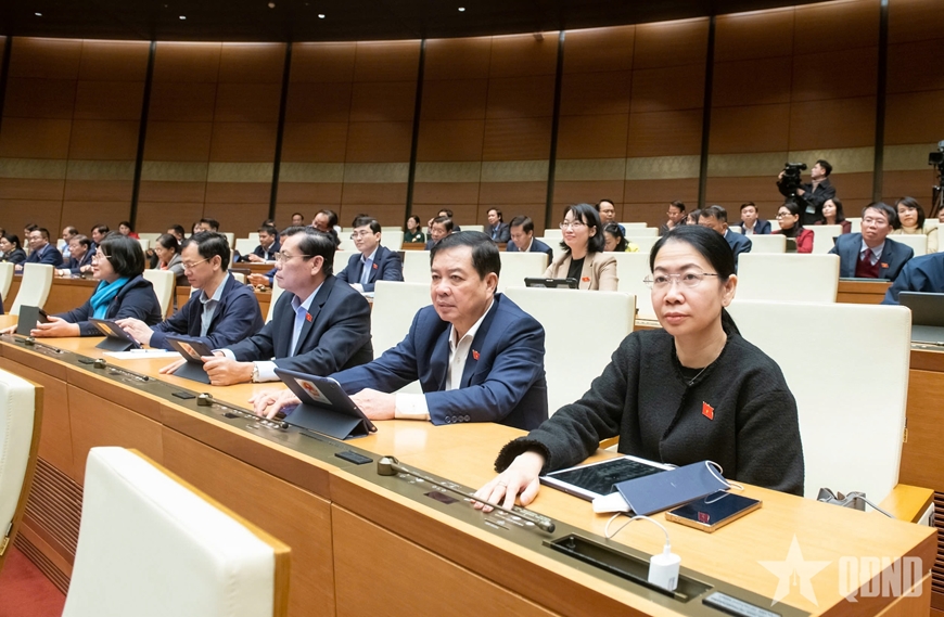 Thông qua Luật sửa đổi, bổ sung một số điều của Luật Tổ chức Quốc hội