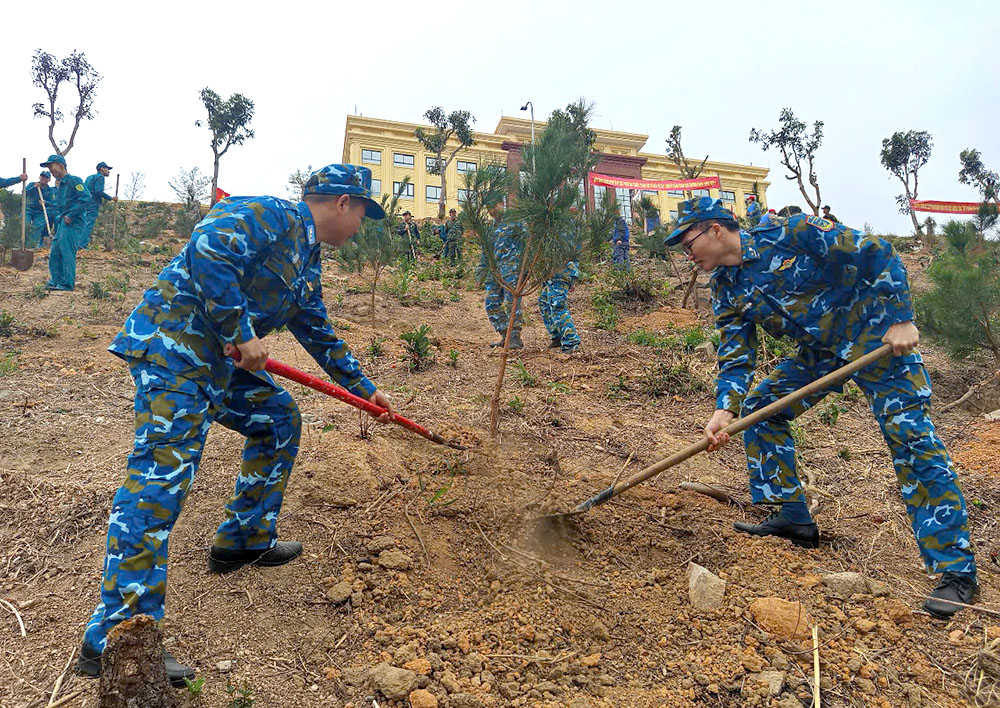 Để đơn vị ngày càng xanh, sạch, đẹp