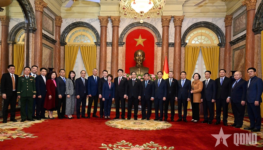 Chủ tịch nước Lương Cường trao quyết định bổ nhiệm Phó thủ tướng và Bộ trưởng
