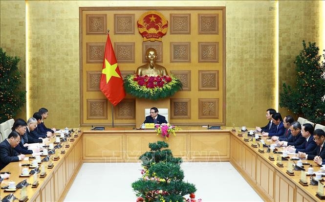 Thủ tướng Phạm Minh Chính tiếp Bí thư Khu ủy Quảng Tây, Trung Quốc
