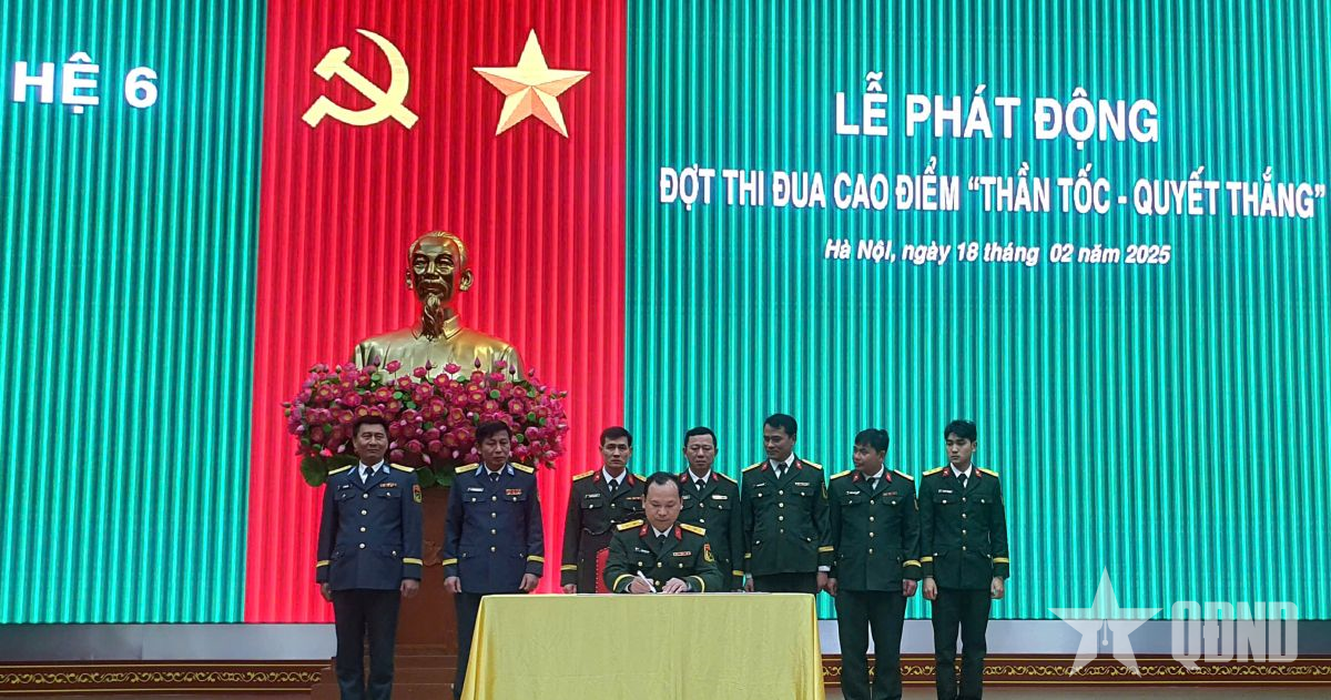 Học viện Chính trị: Hệ 6 phát động thi đua cao điểm “Thần tốc, quyết thắng”