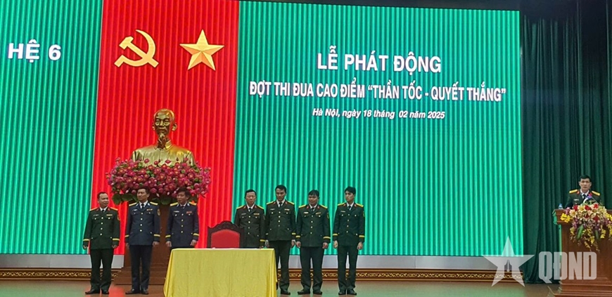 Học viện Chính trị: Hệ 6 phát động thi đua cao điểm “Thần tốc, quyết thắng”